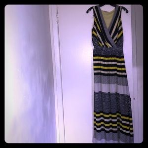 Multi stripped maxi dress